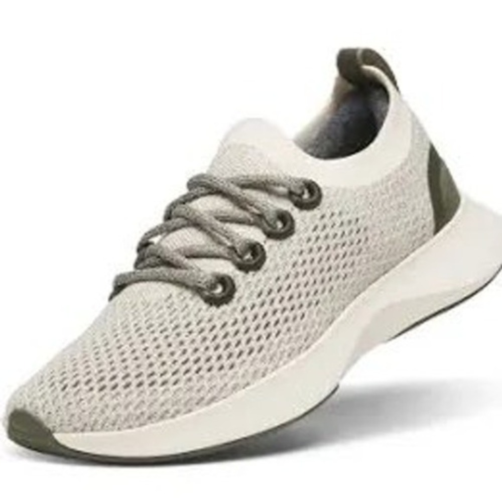 Allbirds Tree Dashers White Blue Running Shoes Womens 8 Low‎ Top Sneakers TD1W8